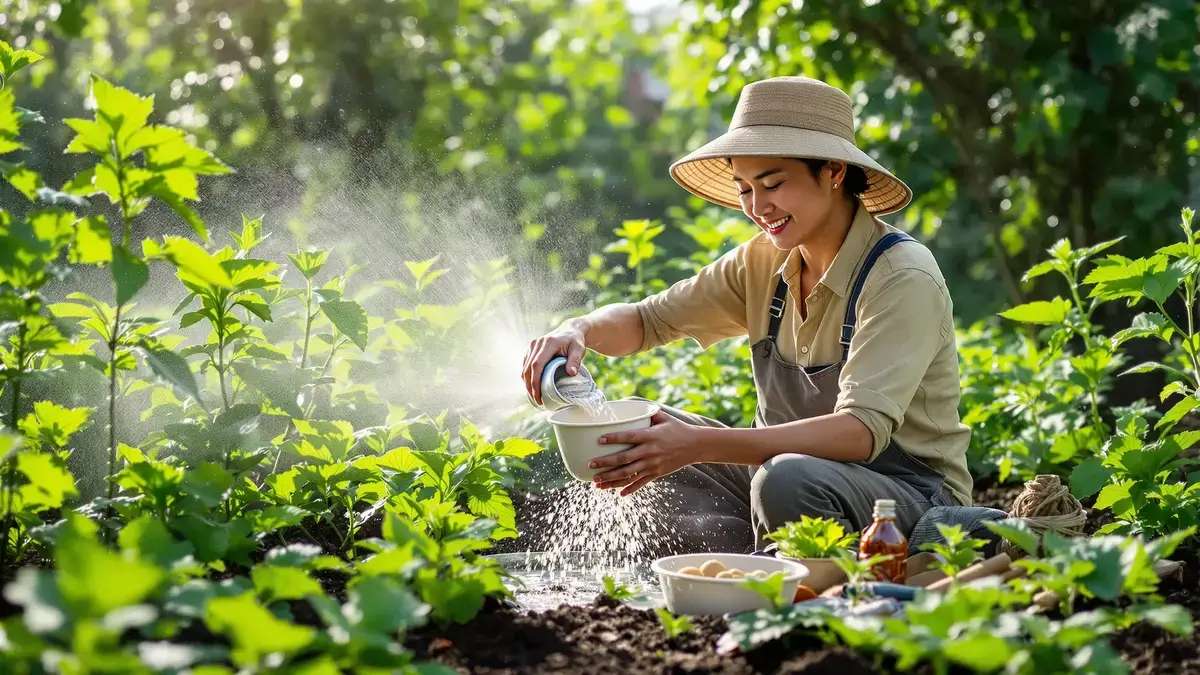 Aziatische tuinders stimuleren de groei van hun planten door dit bij elke gietbeurt toe te voegen