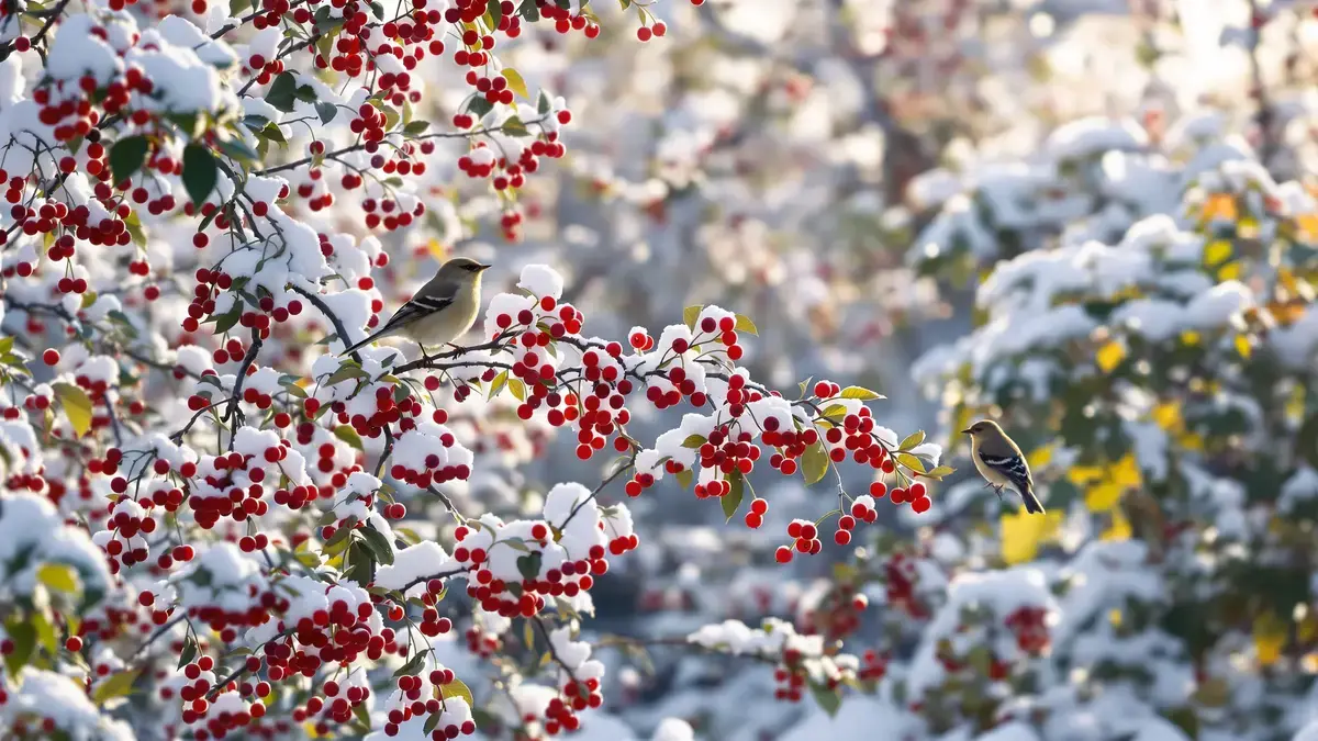 Ontdek hoe je drie essentiële struiken plant om vogels te helpen deze winter te overleven