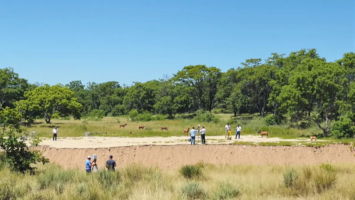 Elk jaar constateren geofysici dat dit gebied 2 cm verschuift, een fenomeen om nauwlettend te volgen