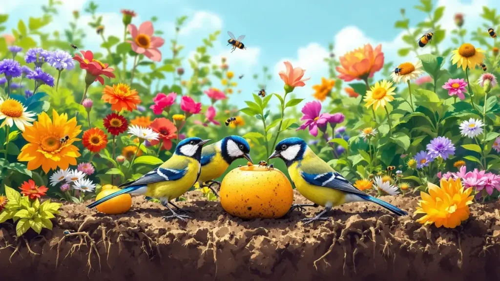 De mezen smullen van een weinig bekende vrucht die uw tuin gezond houdt