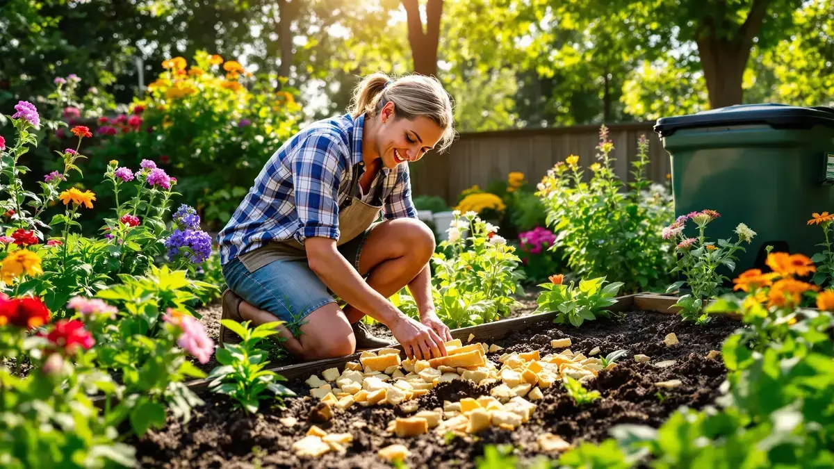 Optimaliseer uw tuin met broodresten: een geheim om de bodem te verrijken, vocht vast te houden en plagen op afstand te houden.