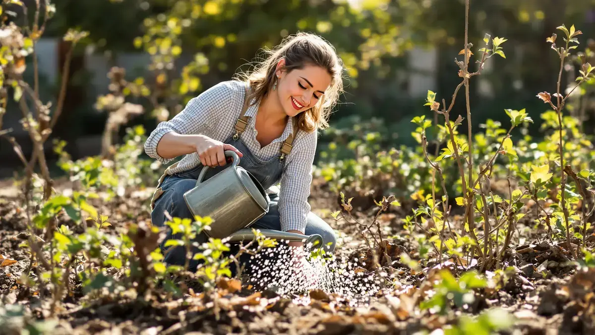 Een tuin die er dood uitziet kan dankzij deze giettip van onze grootmoeders weer tot leven komen