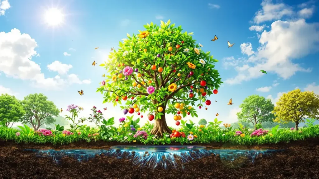 Een verbazingwekkende boom die 3 cm per dag groeit en snel bloeit: een waar schouwspel van de natuur